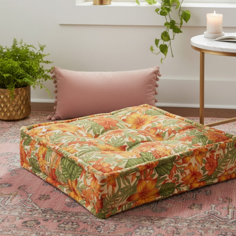 Almofada Futon - 50x50 - Folhagem