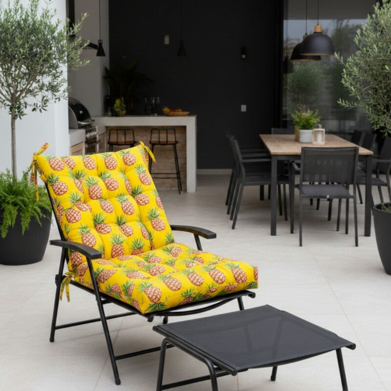 Espreguiçadeira Futon - 115x50 - Abacaxi