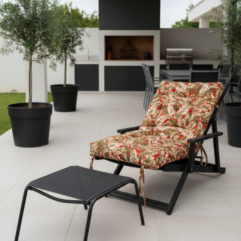 Espreguiçadeira Futon - 115x50 - Folhagem